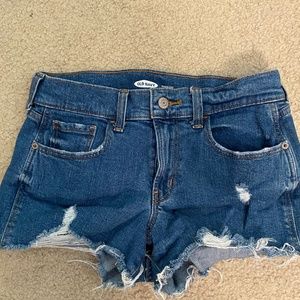 Denim shorts